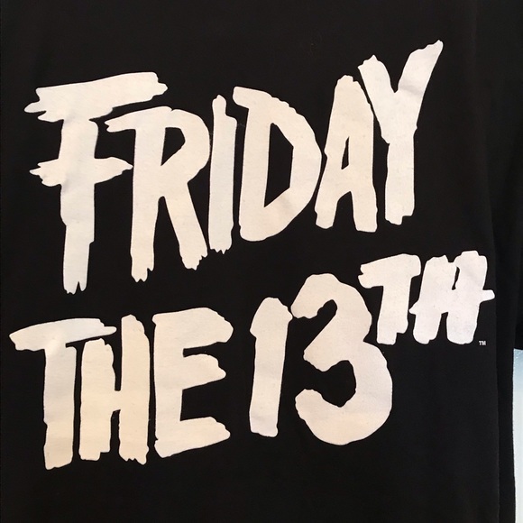 Friday the 13th Jason’s mask short sleeve T-shirt. NWOT Size XL   UNISEX - Picture 4 of 7